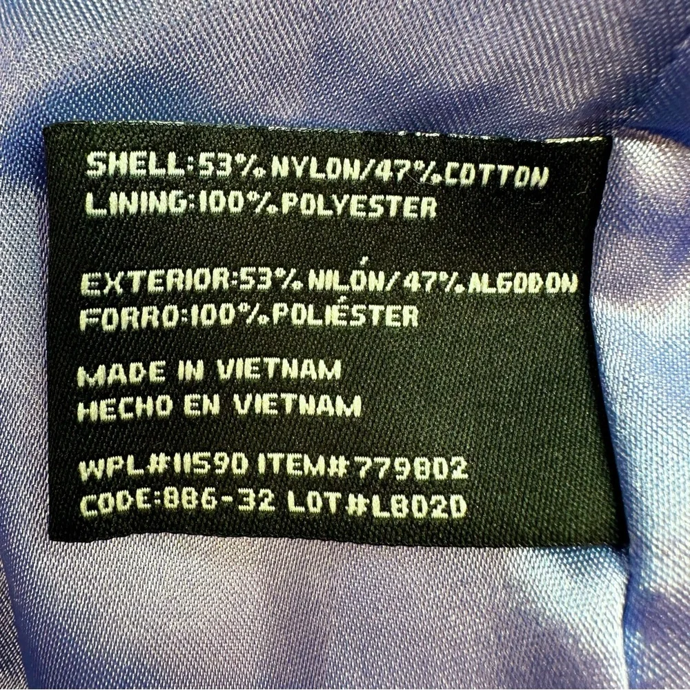 Weatherproof Lavender Rain Jacket Women’s M Periwinkle Lightweight Trench Coat‎